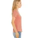 Bella + Canvas 6400 Ladies' Relaxed Heather CVC Sh in Heather sunset side view