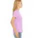 Bella + Canvas 6400 Ladies' Relaxed Heather CVC Sh in Hthr prism lilac side view