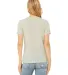 Bella + Canvas 6400 Ladies' Relaxed Heather CVC Sh in Hthr prsm naturl back view