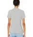 Bella + Canvas 6400 Ladies' Relaxed Heather CVC Sh in Heather silver back view
