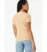 Bella + Canvas 6400 Ladies' Relaxed Heather CVC Sh in Hthr soft cream back view