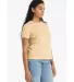 Bella + Canvas 6400 Ladies' Relaxed Heather CVC Sh in Hthr soft cream side view