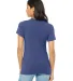 Bella + Canvas 6400 Ladies' Relaxed Triblend T-Shi in Tr royal triblnd back view