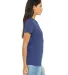 Bella + Canvas 6400 Ladies' Relaxed Triblend T-Shi in Tr royal triblnd side view