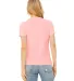 Bella + Canvas 6400 Ladies' Relaxed Triblend T-Shi in Pink triblend back view
