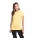 Next Level 3900 Boyfriend Tee  in Vibrant yellow front view