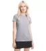 Next Level 3900 Boyfriend Tee  in Heather gray front view