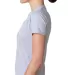 Next Level 3900 Boyfriend Tee  in Heather gray side view