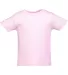 Rabbit Skins 3401 Infant Cotton Jersey T-Shirt in Pink front view