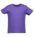 Rabbit Skins 3401 Infant Cotton Jersey T-Shirt in Purple front view