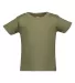 Rabbit Skins 3401 Infant Cotton Jersey T-Shirt in Military green front view