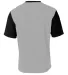 A4 Apparel NB3016 Youth Legend Soccer Jersey SILVER/ BLACK back view