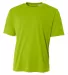 A4 Apparel N3402 Men's Sprint Performance T-Shirt in Lime front view