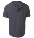 A4 Apparel N3408 Men's Cooling Performance Hooded  in Graphite back view