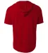A4 Apparel N3408 Men's Cooling Performance Hooded  in Scarlet back view
