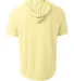 A4 Apparel N3408 Men's Cooling Performance Hooded  in Light yellow back view