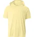 A4 Apparel N3408 Men's Cooling Performance Hooded  in Light yellow front view