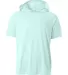 A4 Apparel N3408 Men's Cooling Performance Hooded  in Pastel mint front view