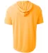 A4 Apparel N3408 Men's Cooling Performance Hooded  in Safety orange back view