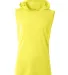 A4 Apparel N3410 Men's Cooling Performance Sleevel in Safety yellow front view