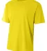 A4 Apparel NB3402 Youth Sprint Performance T-Shirt in Gold front view