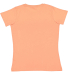 LA T 3516 Ladies' Fine Jersey T-Shirt in Sunset back view