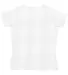 LA T 3516 Ladies' Fine Jersey T-Shirt WHITE REPTILE back view