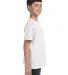 LA T 6101 Youth Fine Jersey T-Shirt WHITE side view