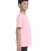 LA T 6101 Youth Fine Jersey T-Shirt PINK side view