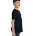 LA T 6101 Youth Fine Jersey T-Shirt BLACK side view