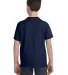 LA T 6101 Youth Fine Jersey T-Shirt NAVY back view