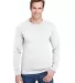 Gildan HF000 Hammer Adult Crewneck Sweatshirt in White front view