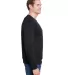 Gildan HF000 Hammer Adult Crewneck Sweatshirt in Black side view