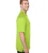 Gildan 488C00 Performance® Adult Jersey Polo in Safety green side view