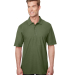 Gildan CP800 Dryblend® Adult CVC Polo in Military green front view