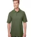 Gildan CP800 Dryblend® Adult CVC Polo in Military green front view