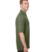 Gildan CP800 Dryblend® Adult CVC Polo in Military green side view