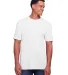 Gildan 67000 Men's Softstyle CVC T-Shirt in White front view
