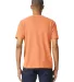 Gildan 67000 Men's Softstyle CVC T-Shirt in Tangerine mist back view