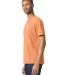 Gildan 67000 Men's Softstyle CVC T-Shirt in Tangerine mist side view