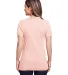 Gildan 67000L Ladies' Softstyle CVC T-Shirt in Dusty rose back view