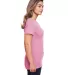 Gildan 67000L Ladies' Softstyle CVC T-Shirt in Plumrose side view