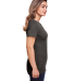 Gildan 67000L Ladies' Softstyle CVC T-Shirt in Gunmetal side view