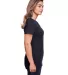 Gildan 67000L Ladies' Softstyle CVC T-Shirt in Navy mist side view