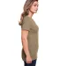 Gildan 67000L Ladies' Softstyle CVC T-Shirt in Slate side view