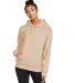 Gildan SF500 Adult Softstyle® Fleece Pullover Hoo in Sand front view