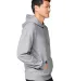 Gildan SF500 Adult Softstyle® Fleece Pullover Hoo in Rs sport grey side view