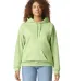 Gildan SF500 Adult Softstyle® Fleece Pullover Hoo in Pistachio front view