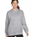 Gildan SF000 Adult Softstyle® Fleece Crew Sweatsh in Rs sport grey front view