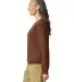 Gildan SF000 Adult Softstyle® Fleece Crew Sweatsh in Cocoa side view